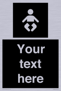 Custom information: black panel baby change